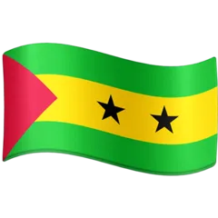flag: São Tomé & Príncipe for Facebook platform