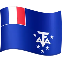 flag: French Southern Territories för Facebook-plattform