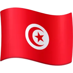 flag: Tunisia para la plataforma Facebook