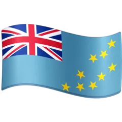 Facebook platformu için flag: Tuvalu