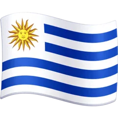 flag: Uruguay для платформи Facebook
