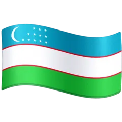 flag: Uzbekistan untuk platform Facebook