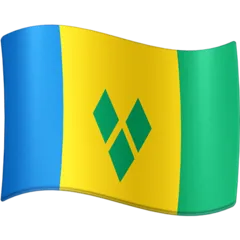 flag: St. Vincent & Grenadines لمنصة Facebook