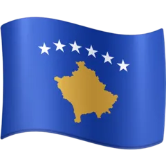 flag: Kosovo для платформы Facebook