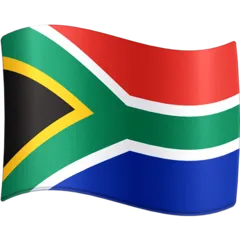 flag: South Africa pour la plateforme Facebook