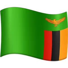 flag: Zambia для платформы Facebook