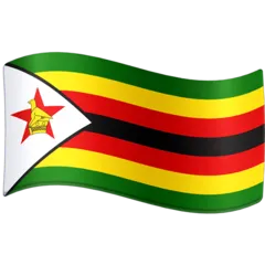 flag: Zimbabwe για την πλατφόρμα Facebook