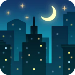 night with stars untuk platform Facebook
