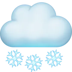 Facebook प्लेटफ़ॉर्म के लिए cloud with snow