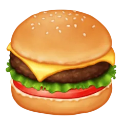 Facebook platformon a(z) hamburger képe