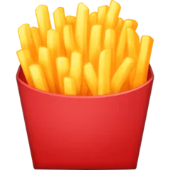 Facebook 플랫폼을 위한 french fries