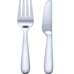 fork and knife para la plataforma Facebook