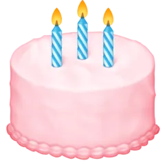 birthday cake لمنصة Facebook