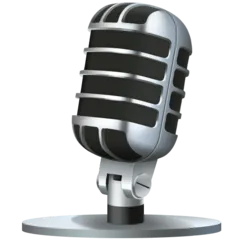 studio microphone for Facebook-plattformen