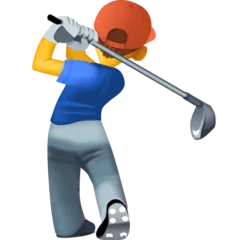 Facebook প্ল্যাটফর্মে জন্য man golfing