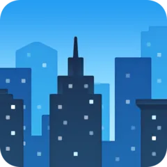 Facebook platformu için cityscape