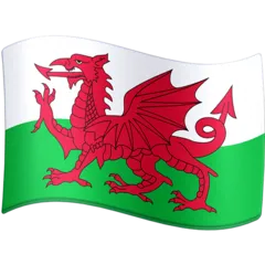 Facebook প্ল্যাটফর্মে জন্য flag: Wales
