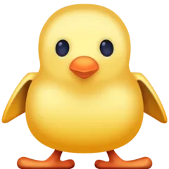 Facebook 平台中的 front-facing baby chick