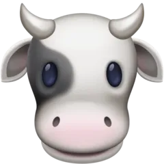 cow face για την πλατφόρμα Facebook