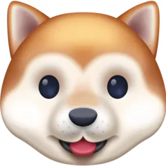 dog face untuk platform Facebook