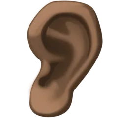 Facebook dla platformy ear: dark skin tone
