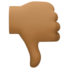 thumbs down: medium-dark skin tone per la piattaforma Facebook