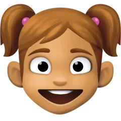 Facebook dla platformy girl: medium skin tone