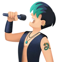 man singer: light skin tone for Facebook platform
