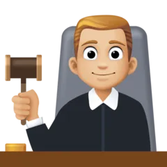 man judge: medium-light skin tone per la piattaforma Facebook