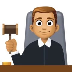 man judge: medium skin tone untuk platform Facebook