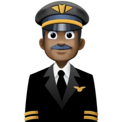 man pilot: dark skin tone pentru platforma Facebook