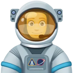 Facebook प्लेटफ़ॉर्म के लिए man astronaut