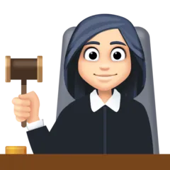 woman judge: light skin tone per la piattaforma Facebook