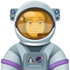 woman astronaut voor Facebook platform