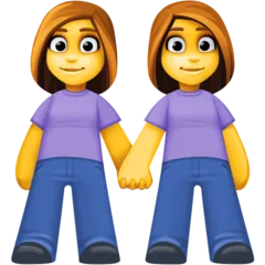Facebook प्लेटफ़ॉर्म के लिए women holding hands