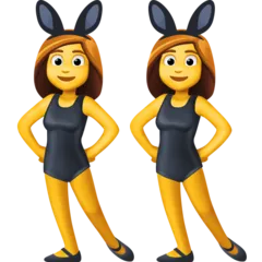 women with bunny ears for Facebook platform