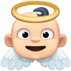 Facebook platformon a(z) baby angel: light skin tone képe