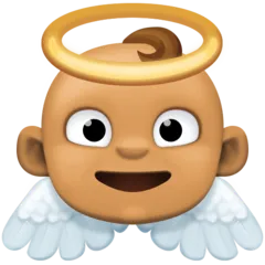 baby angel: medium skin tone untuk platform Facebook