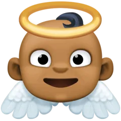 baby angel: medium-dark skin tone สำหรับแพลตฟอร์ม Facebook