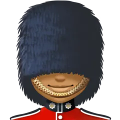 Facebook platformon a(z) woman guard: medium-dark skin tone képe