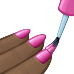 nail polish: dark skin tone pentru platforma Facebook