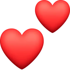 two hearts for Facebook platform