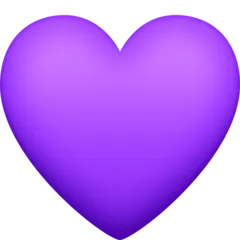 purple heart for Facebook-plattformen