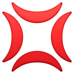 anger symbol για την πλατφόρμα Facebook