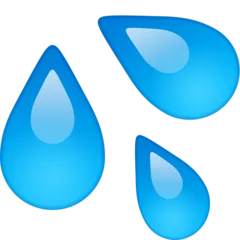 sweat droplets untuk platform Facebook