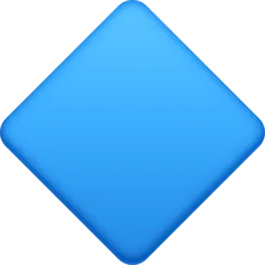 large blue diamond for Facebook platform