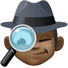 man detective: dark skin tone per la piattaforma Facebook