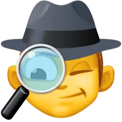 Facebook platformu için man detective