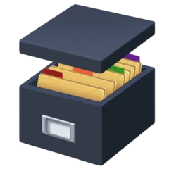 card file box voor Facebook platform