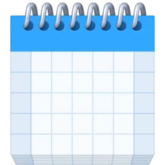 Facebook प्लेटफ़ॉर्म के लिए spiral calendar